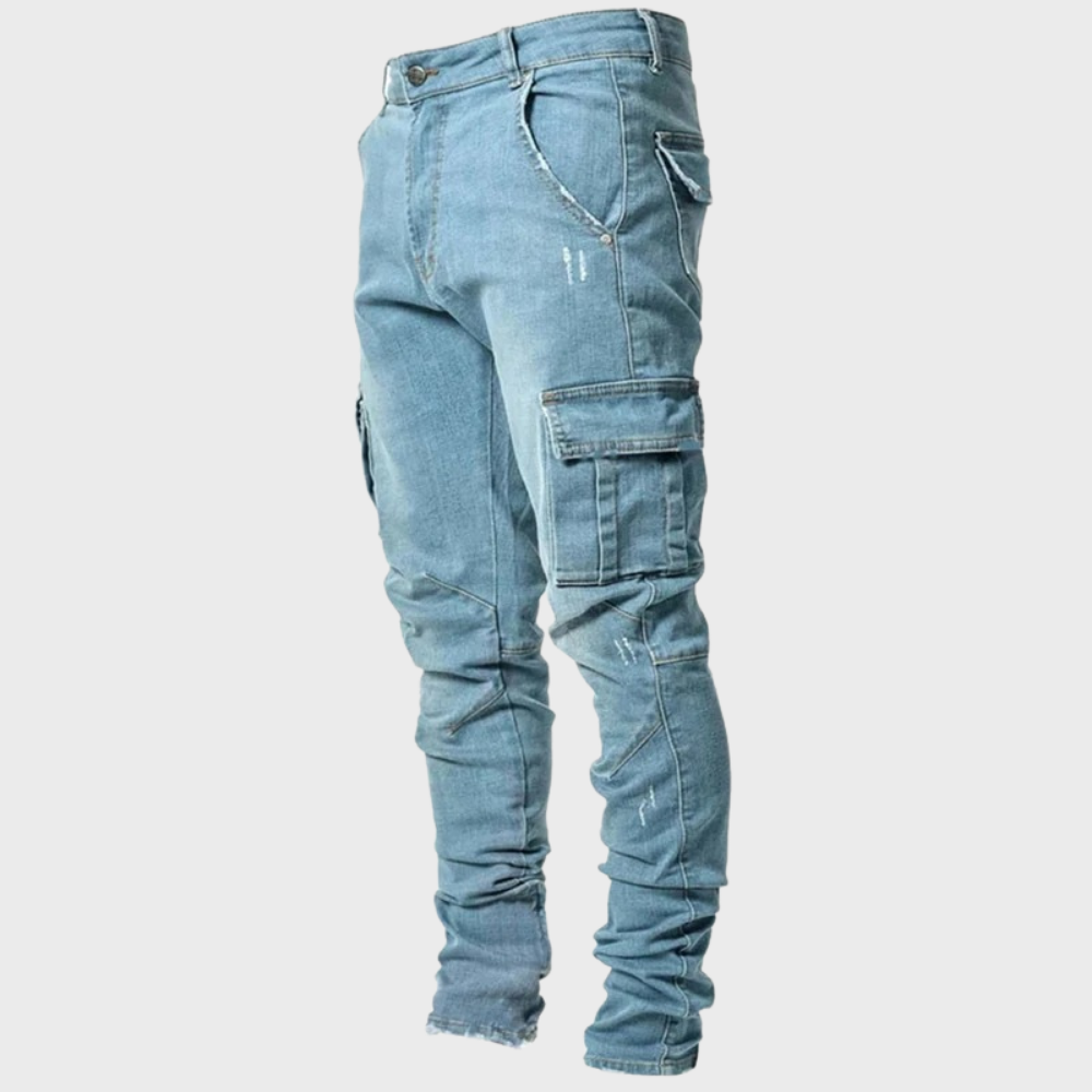 Ultra-stretch casual herenjeans