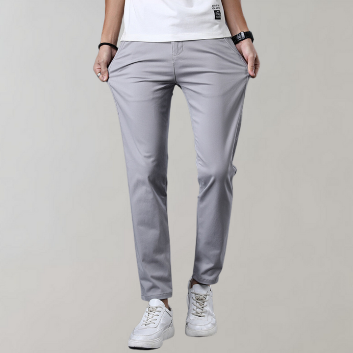 Slimme casual chino broek