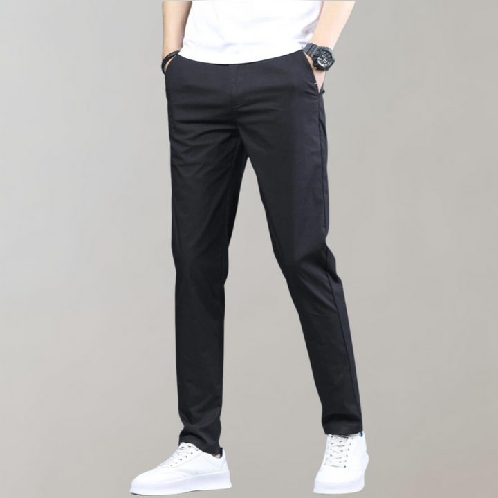 Stretch taille chino broek