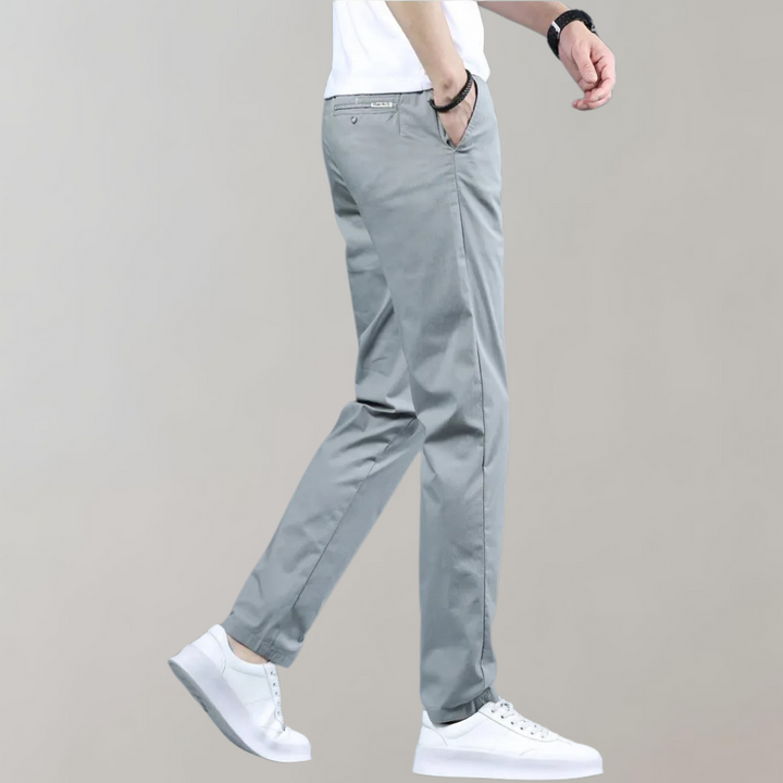 Stretch taille chino broek